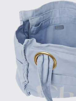 Borsa Plage Chloé in canvas di cotone washed