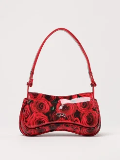 Borsa Play Diesel in vernice con stampa floreale