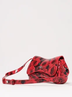 Borsa Play Diesel in vernice con stampa floreale