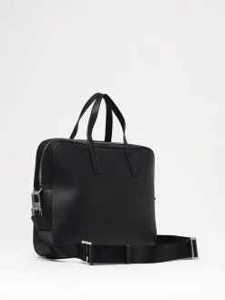 Borsa porta pc Karl Lagerfeld in pelle a grana