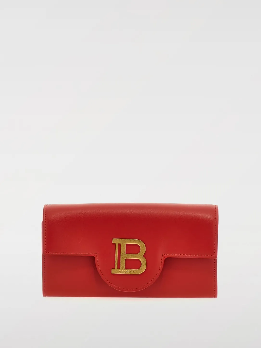 Borsa portafoglio B-Buzz in pelle liscia Balmain