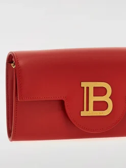 Borsa portafoglio B-Buzz in pelle liscia Balmain