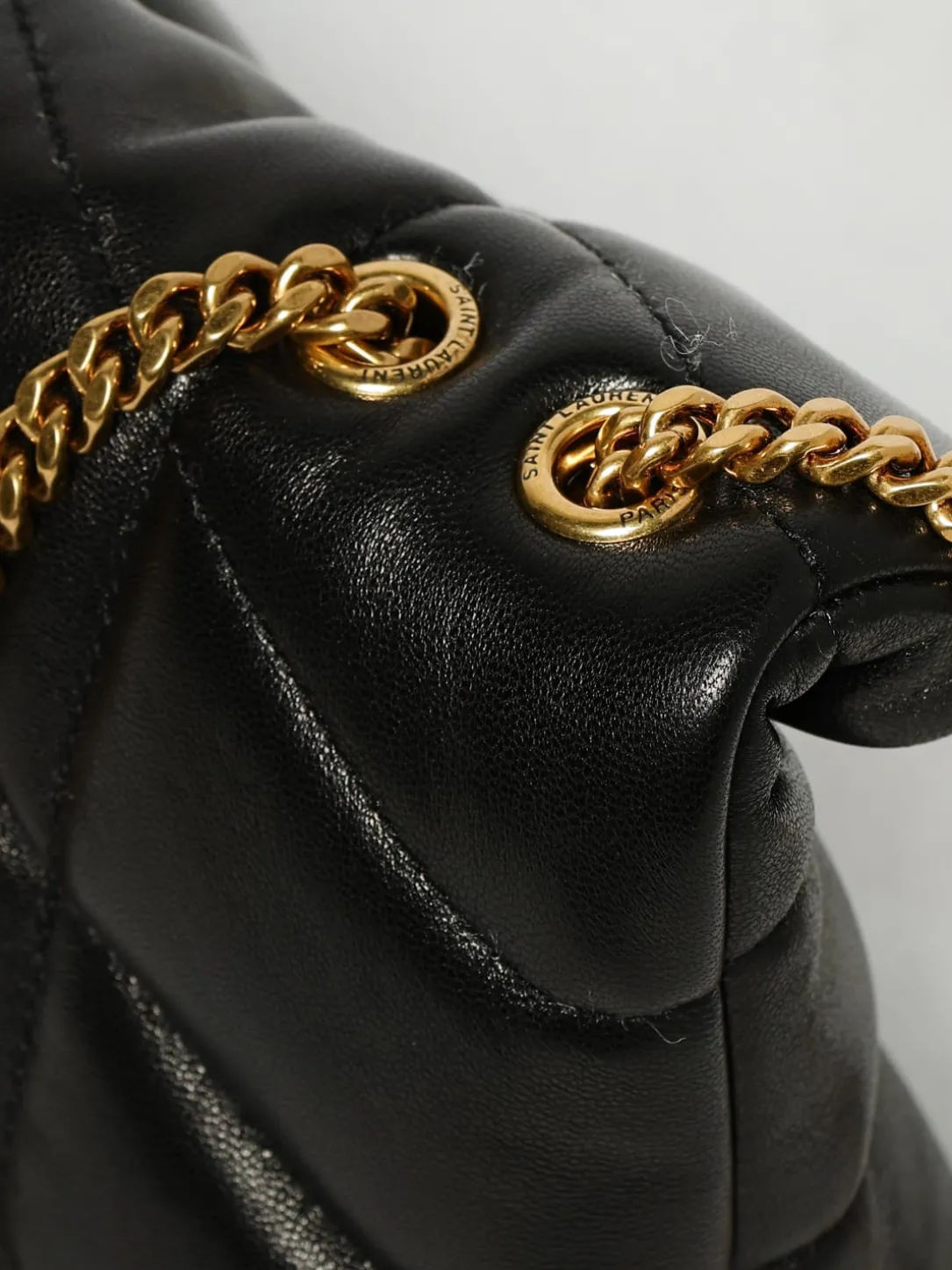 Borsa Puffer Toy Saint Laurent in nappa trapuntata