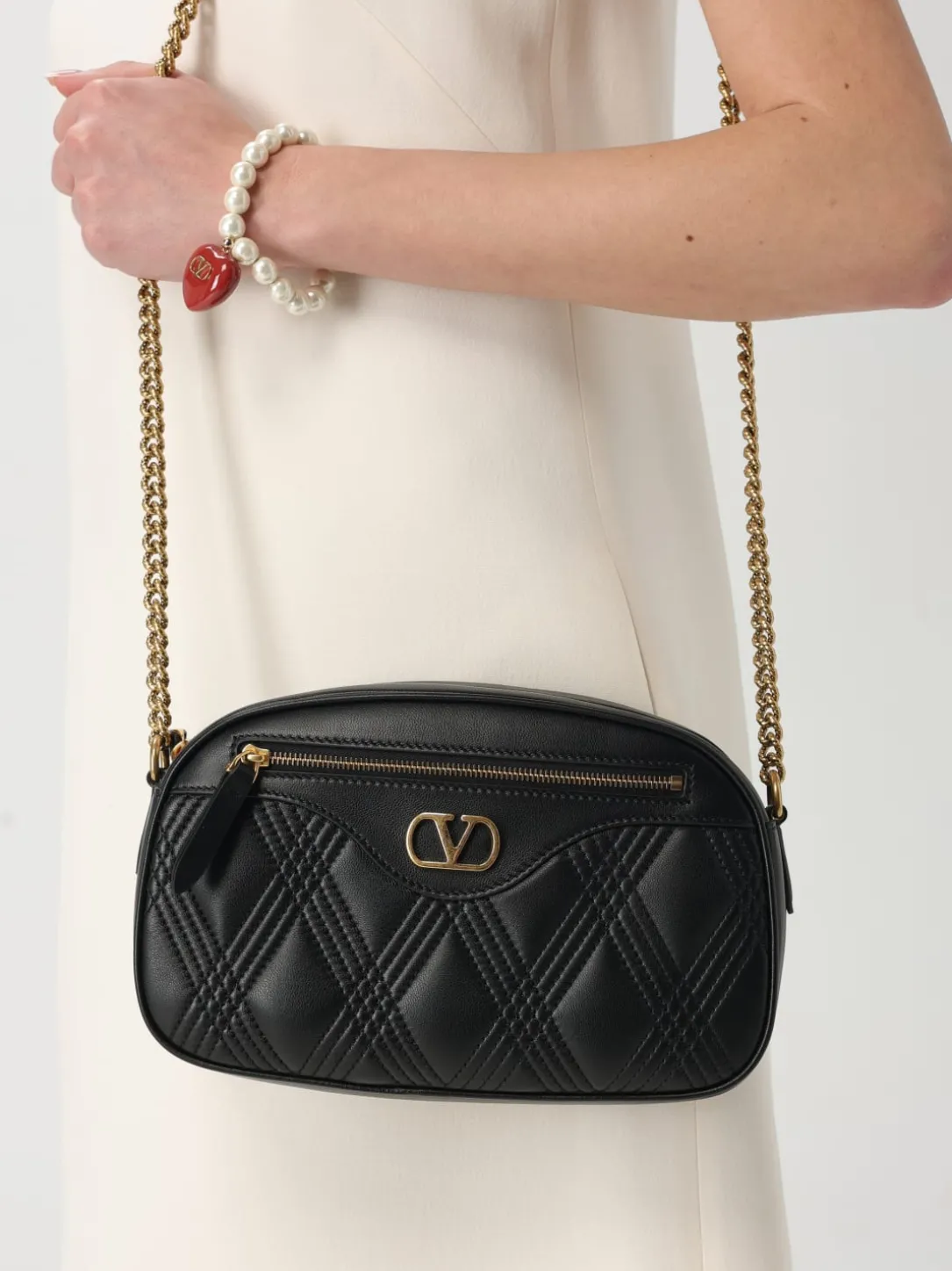 Borsa Quiltie 67 Valentino Garavani in nappa trapuntata