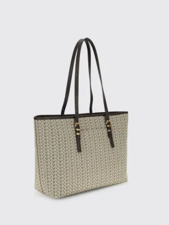 Borsa Quinn Michael Kors in tessuto con monogram MK jacquard