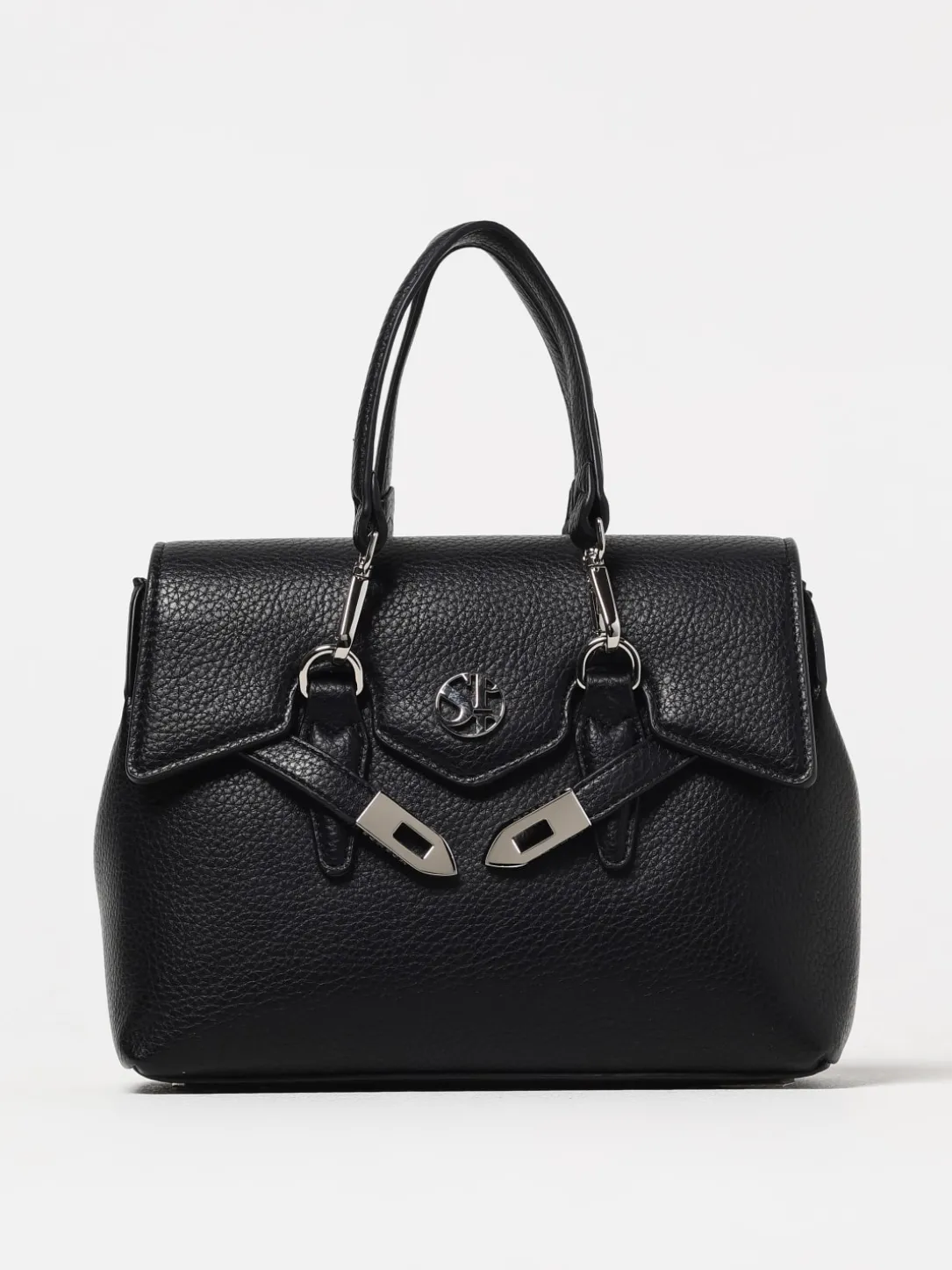 Borsa Quiny Secret Pon-Pon in pelle sintetica