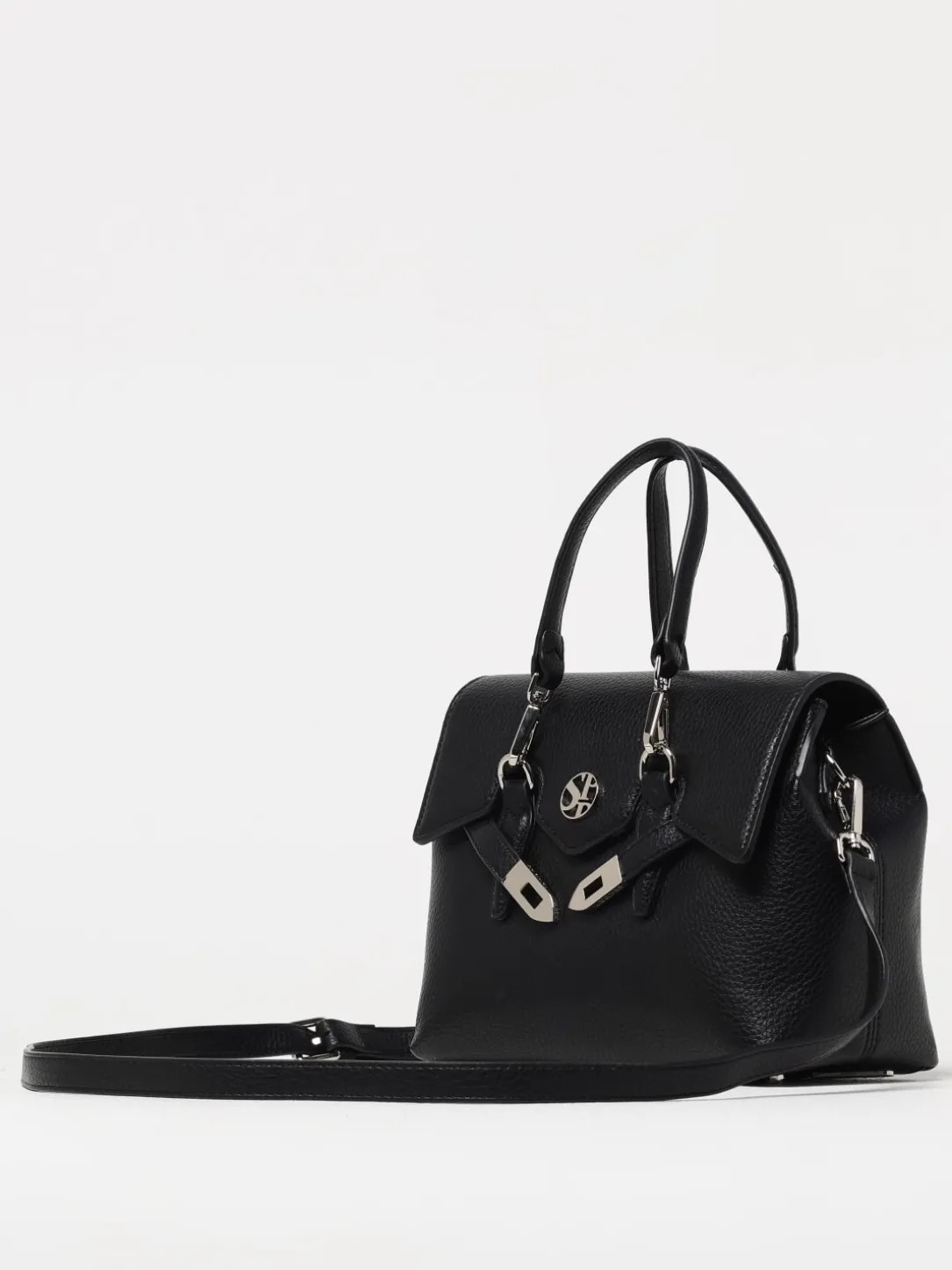 Borsa Quiny Secret Pon-Pon in pelle sintetica