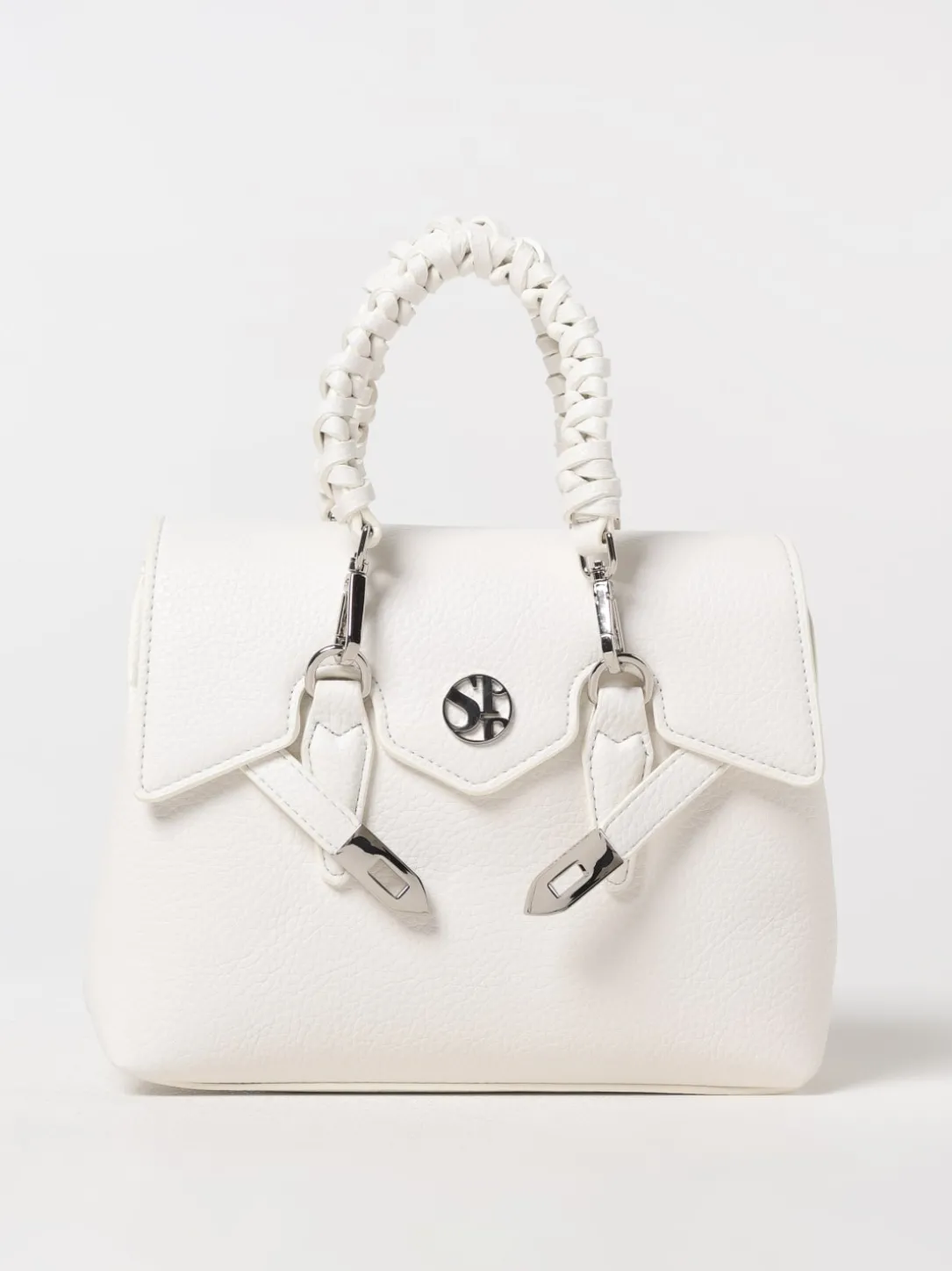 Borsa Quiny Secret Pon-Pon in pelle sintetica