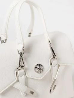 Borsa Quiny Secret Pon-Pon in pelle sintetica