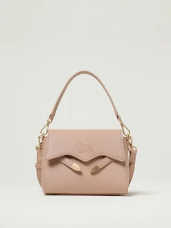 Borsa Quira Grain XSmall Secret Pon-Pon in pelle sintetica saffiano