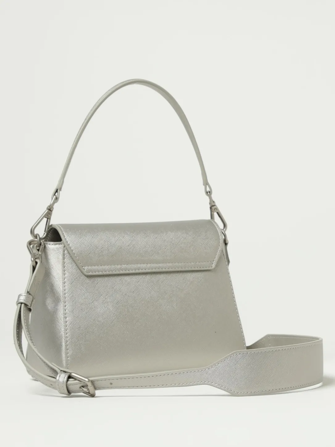 Borsa Quira Grain XSmall Secret Pon-Pon in pelle sintetica saffiano