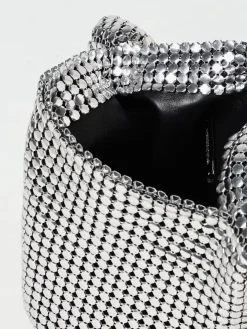 Borsa Rabanne in alluminio con lavorazione pixelata