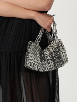 Borsa Rabanne in maglia metallica