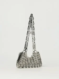 Borsa Rabanne in maglia metallica