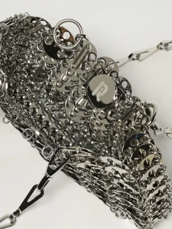 Borsa Rabanne in maglia metallica
