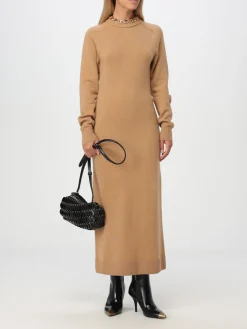 Borsa Rabanne in pelle con ricamata con anelli metallici