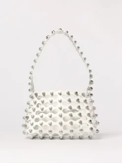 Borsa Rex Alexander Wang in pelle traforata con borchie all over