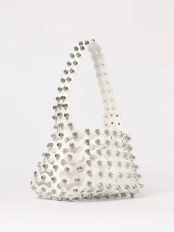 Borsa Rex Alexander Wang in pelle traforata con borchie all over