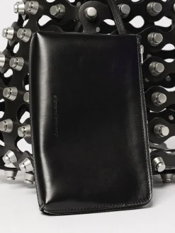 Borsa Rex Alexander Wang in pelle traforata con borchie all over