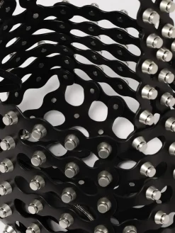 Borsa Rex Alexander Wang in pelle traforata con borchie all over