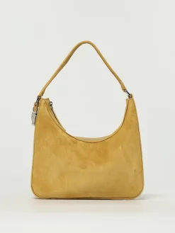 Borsa Rhea by Far in camoscio