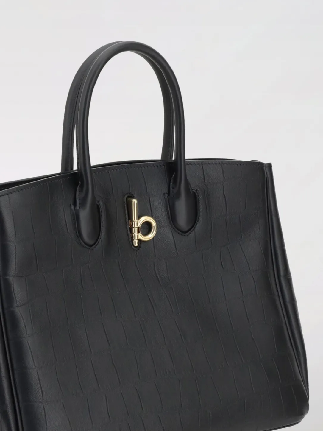 Borsa Rocking Horse Burberry in pelle stampa cocco