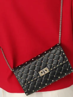 Borsa Rockstud Spike Valentino Garavani in nappa matelassè
