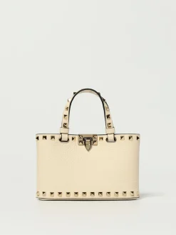 Borsa Rockstud Valentino Garavani in pelle a grana