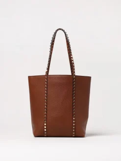 Borsa Rockstud Valentino Garavani in pelle a grana