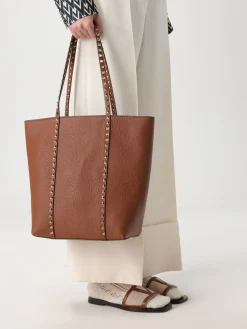 Borsa Rockstud Valentino Garavani in pelle a grana