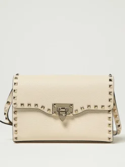 Borsa Rockstud Valentino Garavani in pelle a grana
