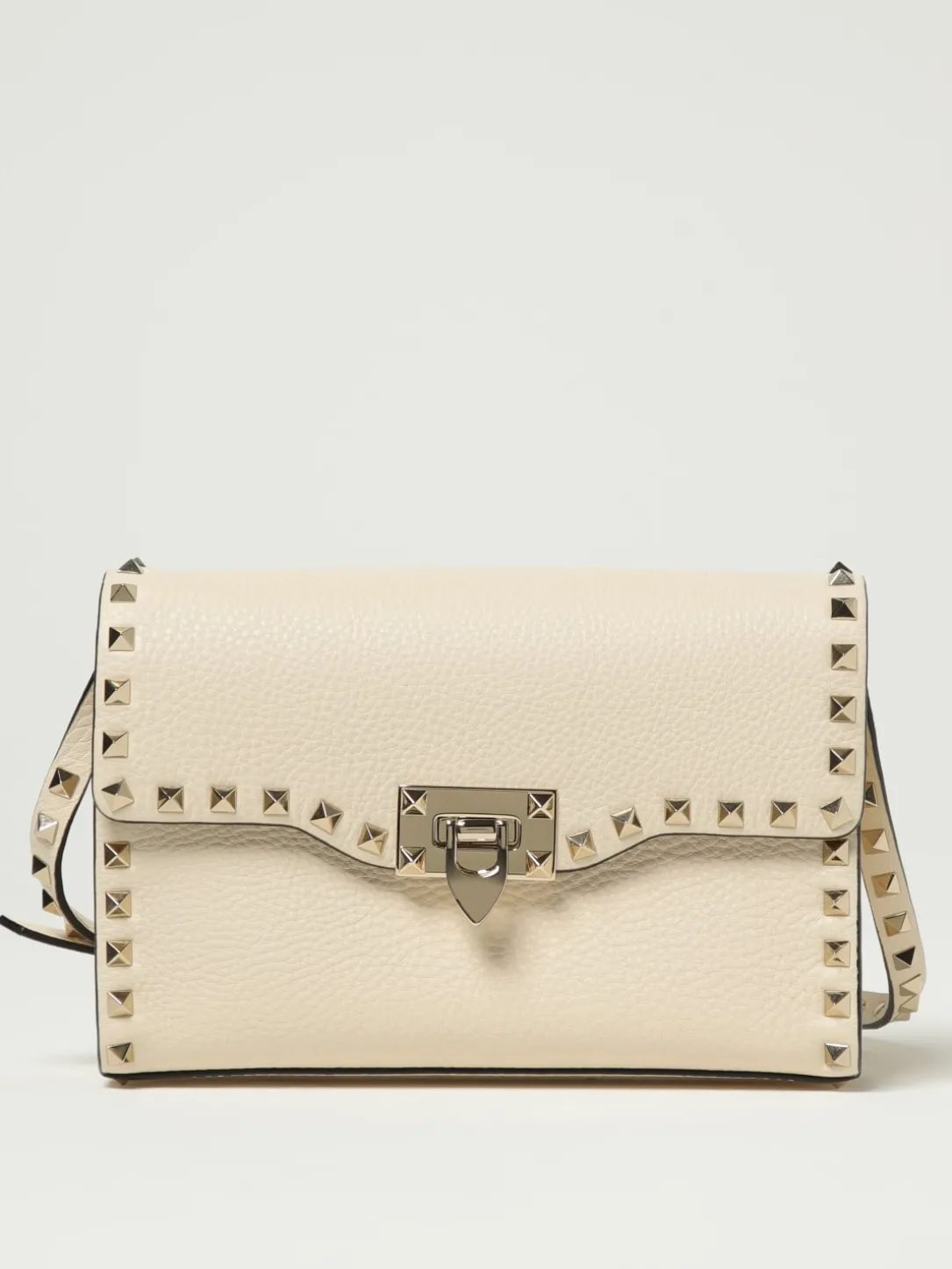 Borsa Rockstud Valentino Garavani in pelle a grana