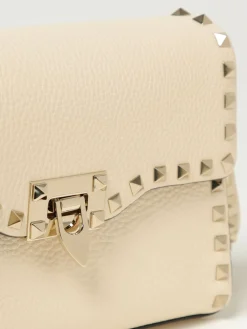 Borsa Rockstud Valentino Garavani in pelle a grana