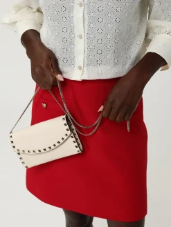 Borsa Rockstud Valentino Garavani in pelle a grana