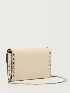 Borsa Rockstud Valentino Garavani in pelle a grana