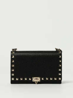 Borsa Rockstud Valentino Garavani in pelle a grana