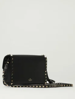 Borsa Rockstud Valentino Garavani in pelle a grana