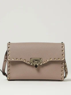 Borsa Rockstud Valentino Garavani in pelle a grana