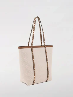 Borsa Rockstud Valentino Garavani in canvas e pelle