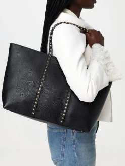 Borsa Rockstud Valentino Garavani in pelle a grana