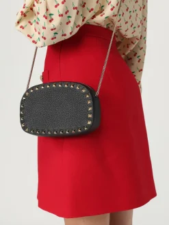 Borsa Rockstud Valentino Garavani in pelle a grana