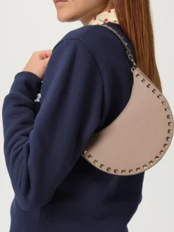 Borsa Rockstud Valentino Garavani in pelle a grana