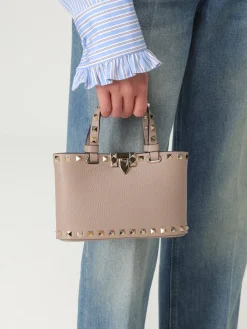 Borsa Rockstud Valentino Garavani in pelle a grana