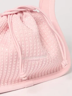 Borsa Ryan Alexander Wang in nylon con strass all over