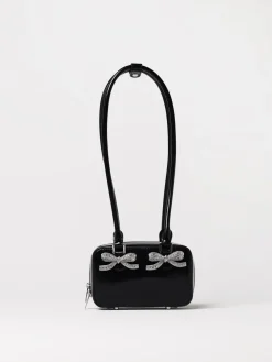 Borsa Self-Portrait in pelle spazzolata