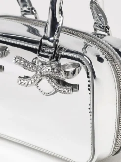 Borsa Self-Portrait in vernice laminata