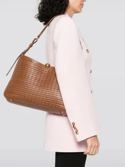 Borsa Sfera Soft Furla in pelle intrecciata