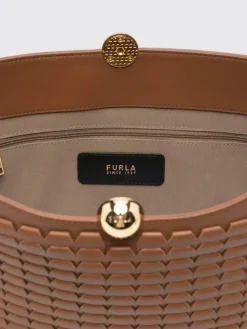 Borsa Sfera Soft Furla in pelle intrecciata
