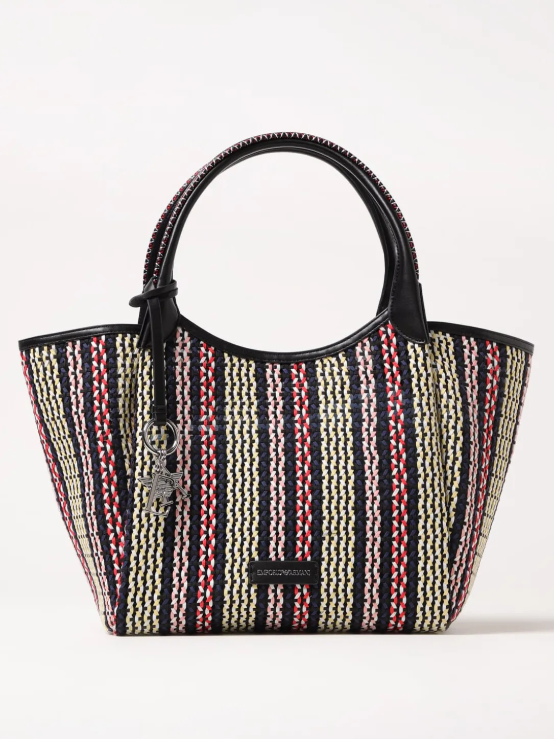 Borsa shopper Stuoia L Emporio Armani