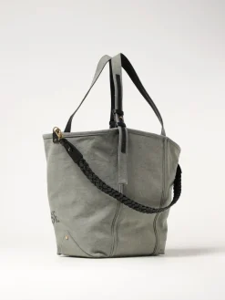 Borsa Shopping 24.7 EW Golden Goose in canvas di cotone